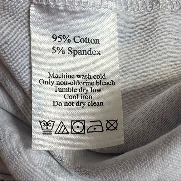 Duffield Lane Floral Blue Top with Ruffle Sleeves Tiered Ribbon Trim Medium - Picture 9 of 9